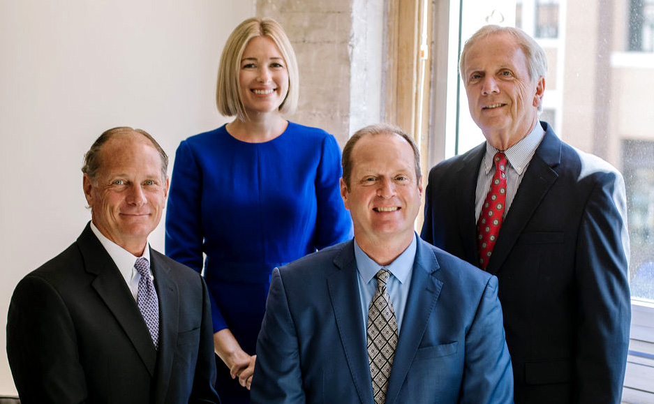 Left to right: Steve Barth, Amy West, Eric Isom, and Steve Mecham